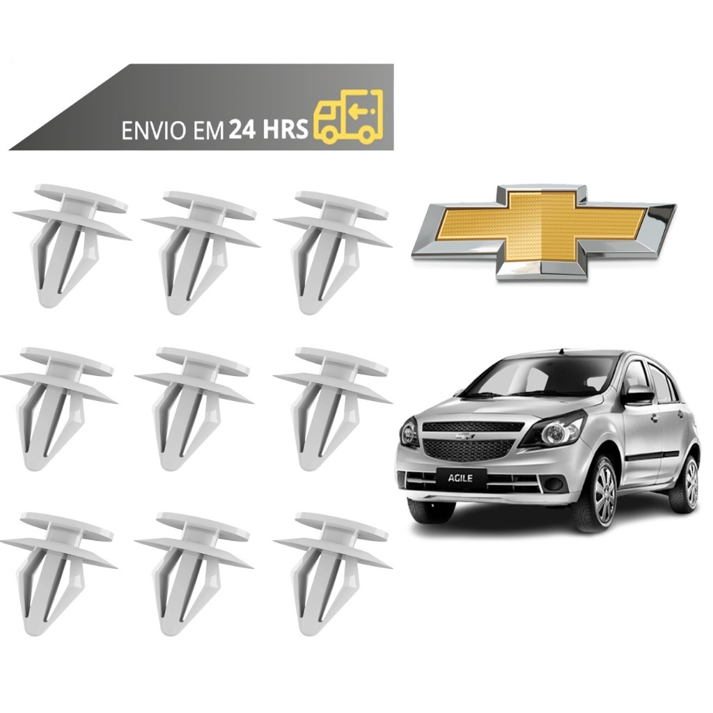 Grampo Presilha Forro da Porta Agile 2009 a 2016 em Oferta na Shopee