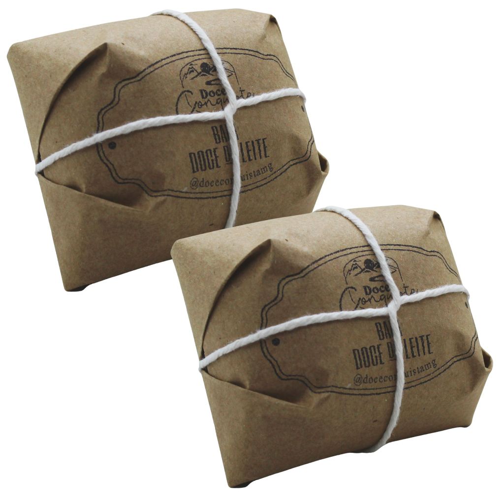 Bala de Doce de Leite Artesanal 300g Doce Conquista Tradicional Kit 2 unidades