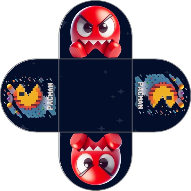 30 FORMINHAS TEMA PAC-MAN - DECORAÇÃO DE MESA, DOCINHOS, ENFEITES DE MESA, ANIVERSÁRIO, FORMINHAS