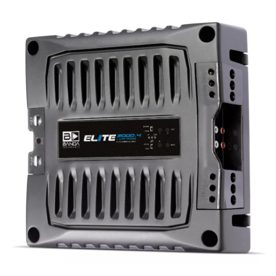 Módulo Banda Elite 2000.4 Potência 2000 Wrms 2 Ohms 4 Canais Bridge 4 Ohms em Oferta na Shopee