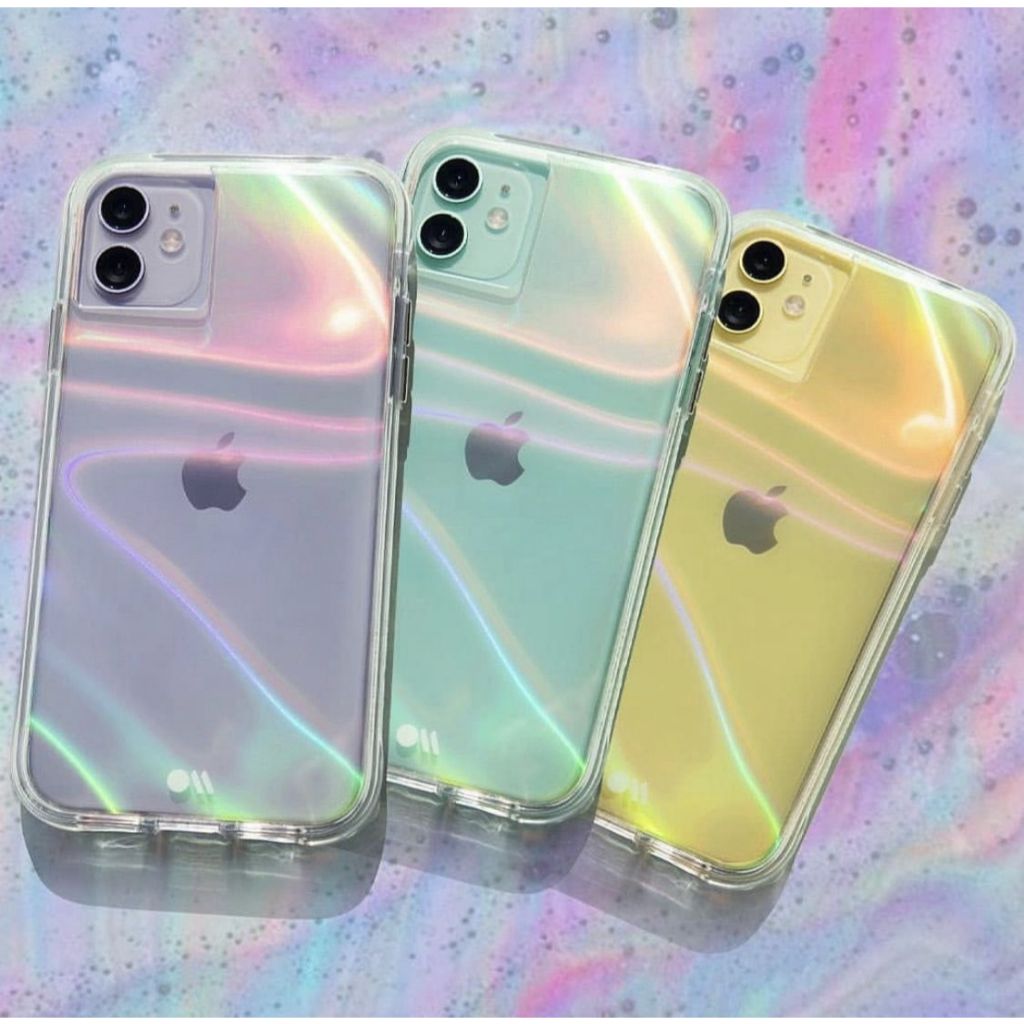 Capa Capinha Holográfica Espelhada para iPhone