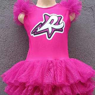 VESTIDO TUTU INFANTIL TURMA R em Oferta na Shopee