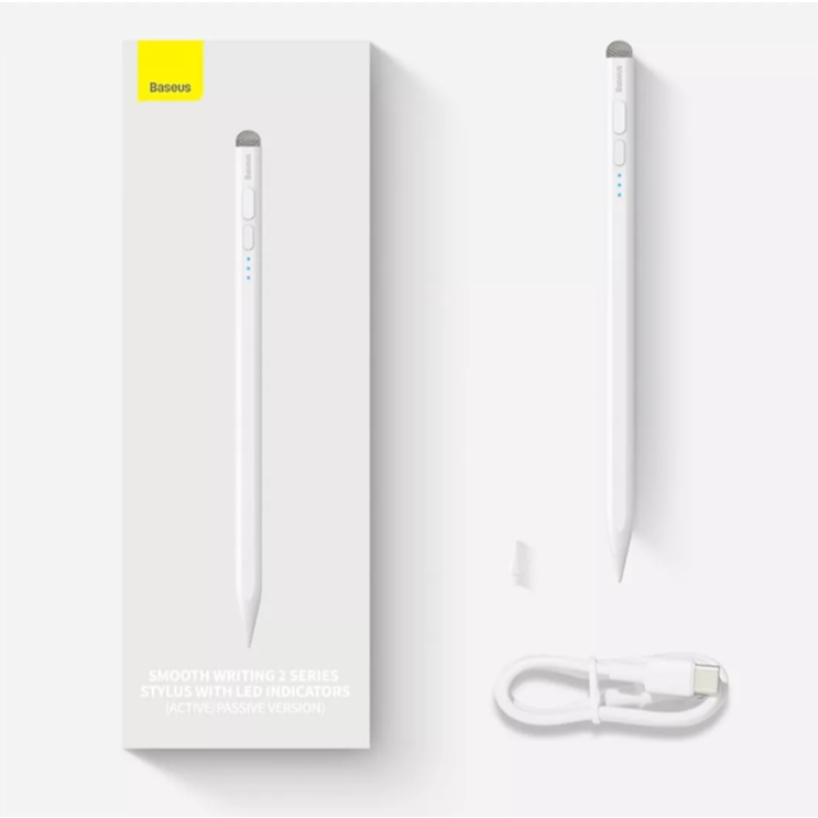 Caneta P/ iPad E Universal 2 Em 1 C/ Palm Rejection Baseus