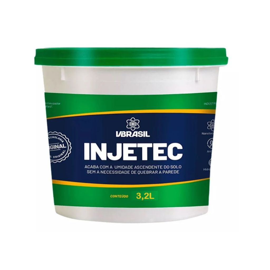 Injetec Impermeabilizante VBrasil 3,2Litros em Oferta na Shopee