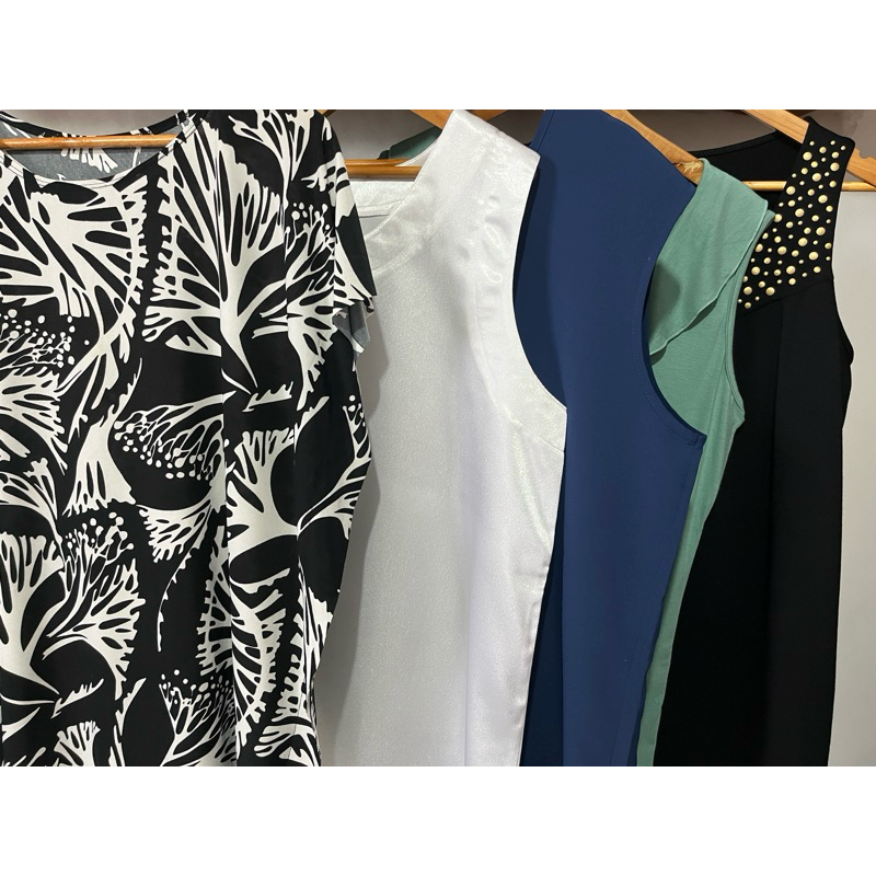 LEIA ANÚNCIO Blusa Regata Plus Size Azul Voil Branca Lisa Cetim Preta Verde Festa Tamanho Grande