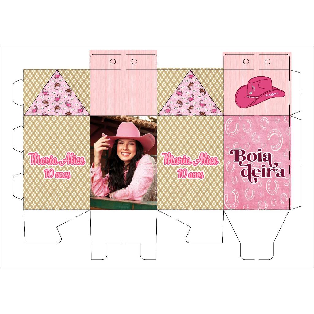 10 Caixinhas Milk Ana Castela Personalizada - Fazemos varios temas consulte