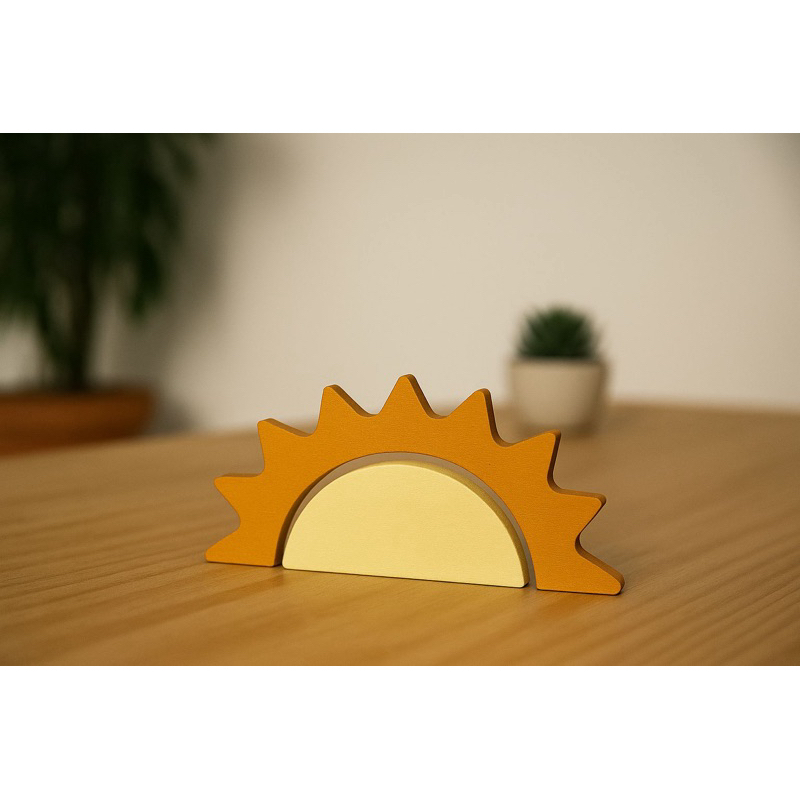 Decoração de sol pintado em MDF adornos e apliques em Oferta na Shopee