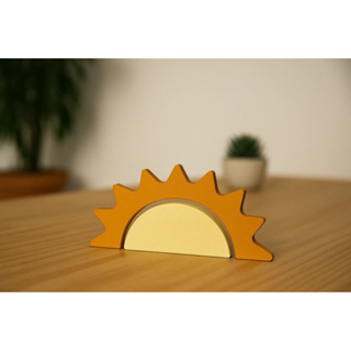 Decoração de sol pintado em MDF adornos e apliques em Oferta na Shopee