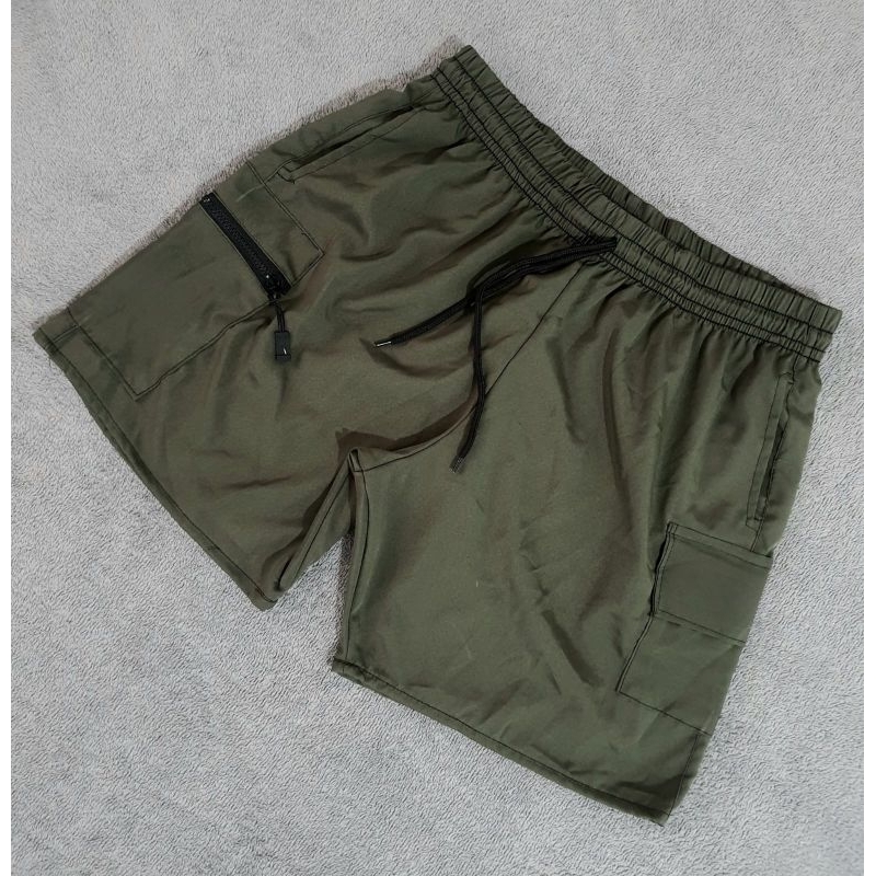 Short Tactel Cargo com Elastano Masculino Street /Curtinho/Recortado/2 bolso laterais/treino/academia/praia/envio Rápido