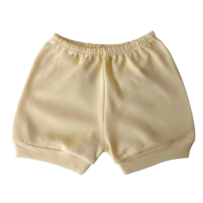 Kit 09 Peças - Short Liso Roupa De Bebê Tapa Fralda Atacado