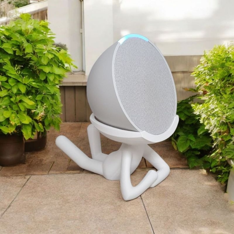 Suporte Alexa Echo POP. Escultura Robert Plant Gato, cachorro, Violão, Presente, decoração...