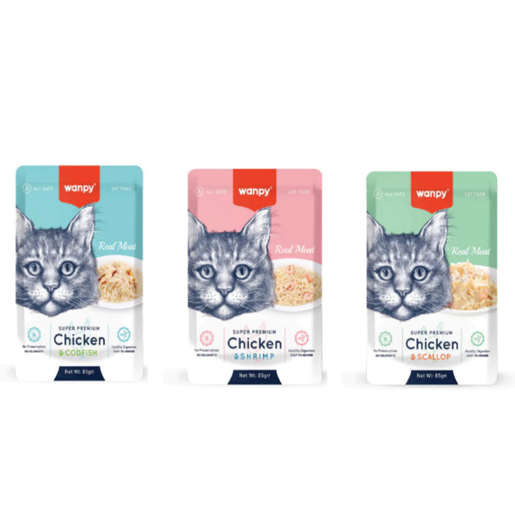 Sachê Wanpy Super Premium Petisco Para Gatos 85g