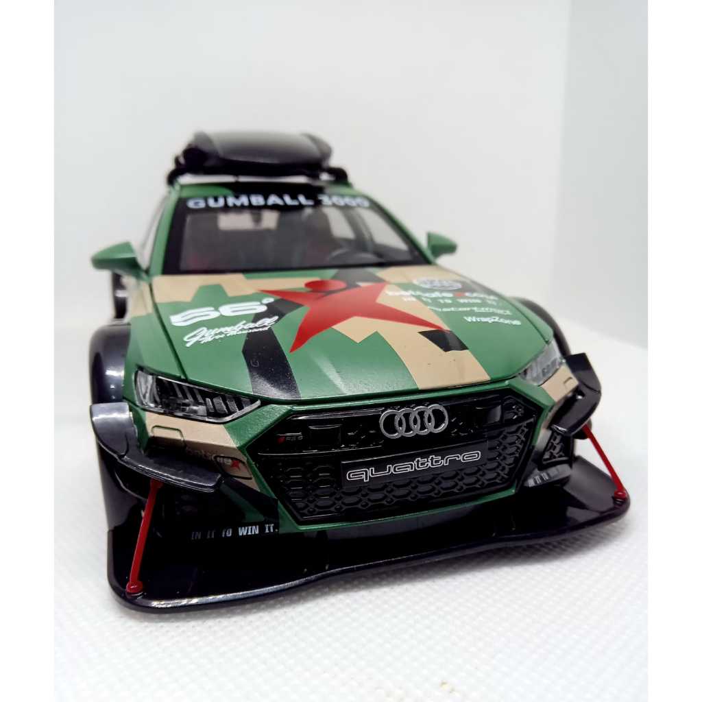 Miniatura Audi RS6 1:24 metal Diecast colecionável