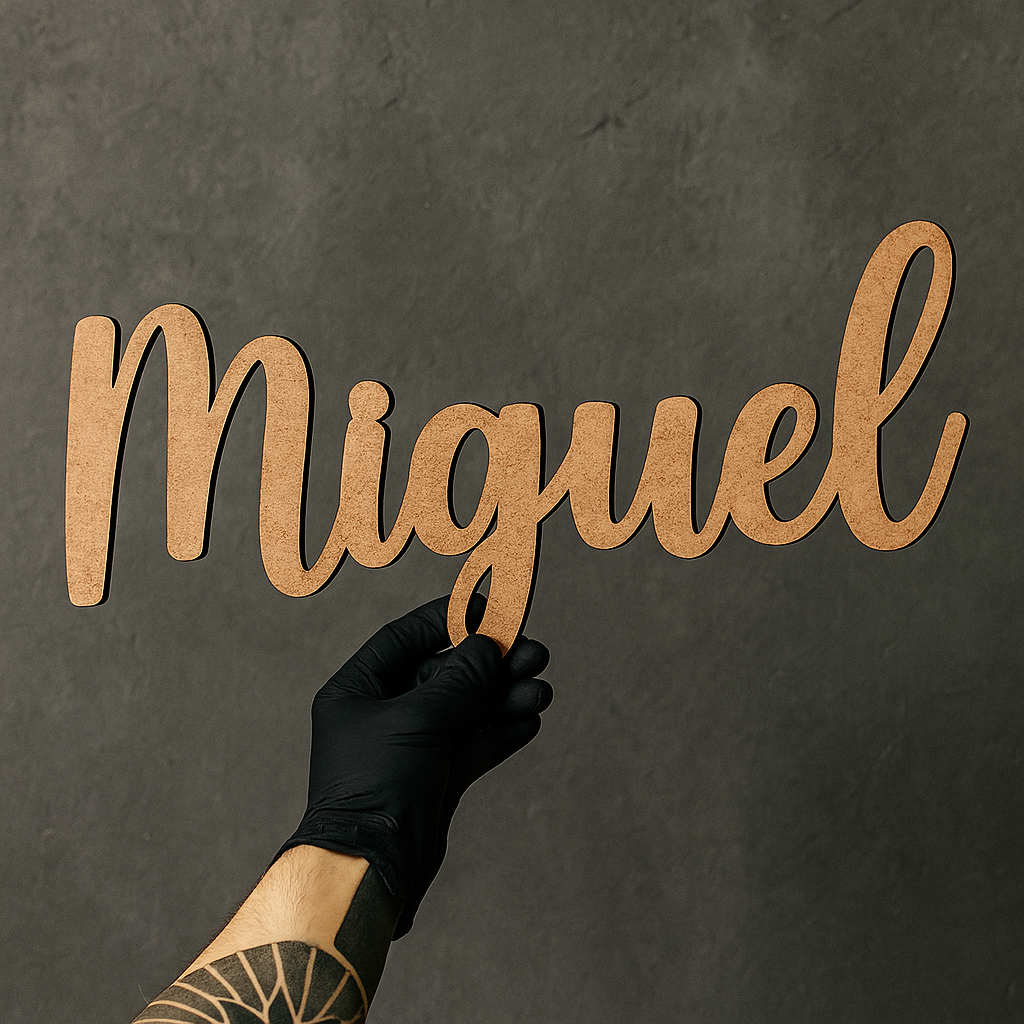 Nomes 60 CM MDF Personalizado MDF Cru artesanato decoração casamento aniversário lembrancinhas em Oferta na Shopee