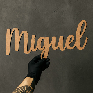 Nomes 60 CM MDF Personalizado MDF Cru artesanato decoração casamento aniversário lembrancinhas em Oferta na Shopee