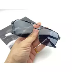 Óculos de sol com armação de metal quadrada de alta qualidade para homens e mulheres