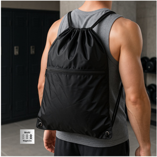 Mochila Saco Nylon Impermeável Resistente Unissex Academia Futebol Natação Chuteira Uniforme em Oferta na Shopee
