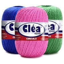 Kit Linha Fio Cleá 100 Círculo C/3 Unidades Sortidas