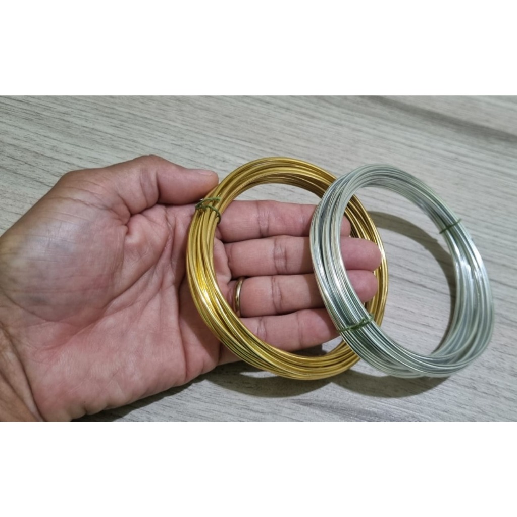 Arame de Alumínio p/Bracelete 5mts 2.3mm em Oferta na Shopee