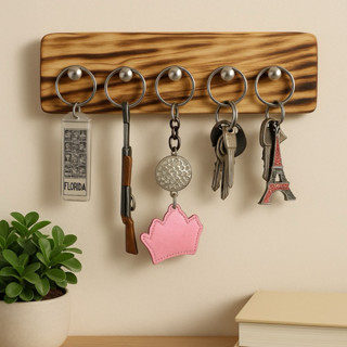 Porta Chaves Parede Pequeno Decorativo Minimalista E Moderno Autocolante