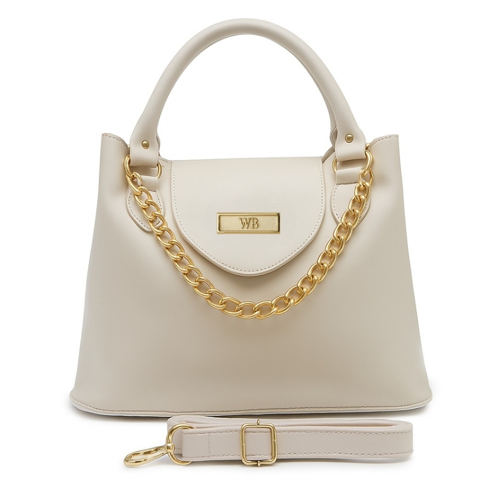 Bolsa Feminina Tira Colo Com Alça De Corrente Divisórias Internas Willibags