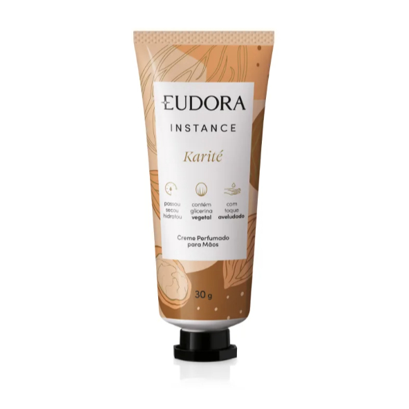 Creme Perfumado Hidratante para as Mãos Instance Karité 30g Eudora Envio Imediato