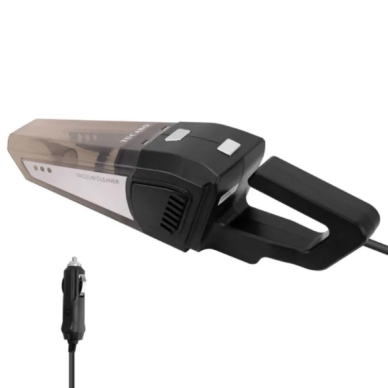 Mini Aspirador de Pó Portátil | Tucano LY-8802 | 120W | Recarregável | Para Carro e Casa | Preto