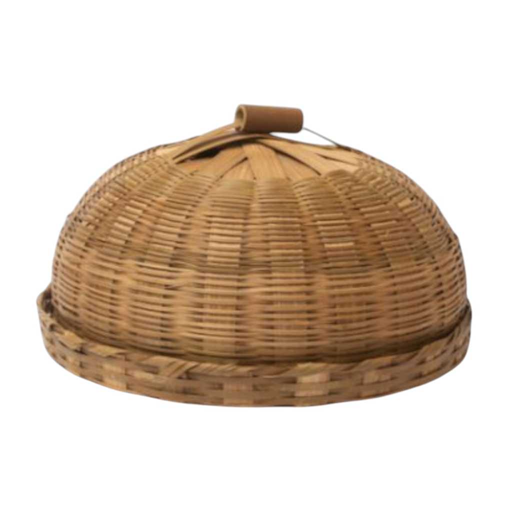Cesta Porta Bolo De Bambu 30x15 Decoração Para Sua Casa e Padaria Trazendo Elegância e Capricho De um Jeito Diferente