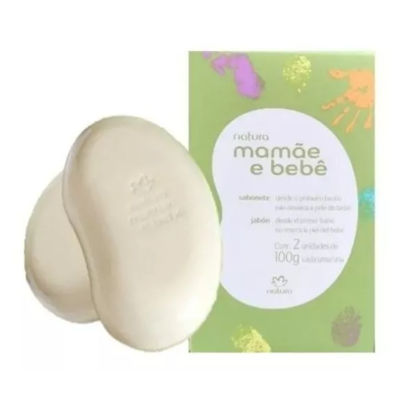 Natura Mamãe E Bebê Sabonete Em Barra 2unidades Produto Original Lacrado