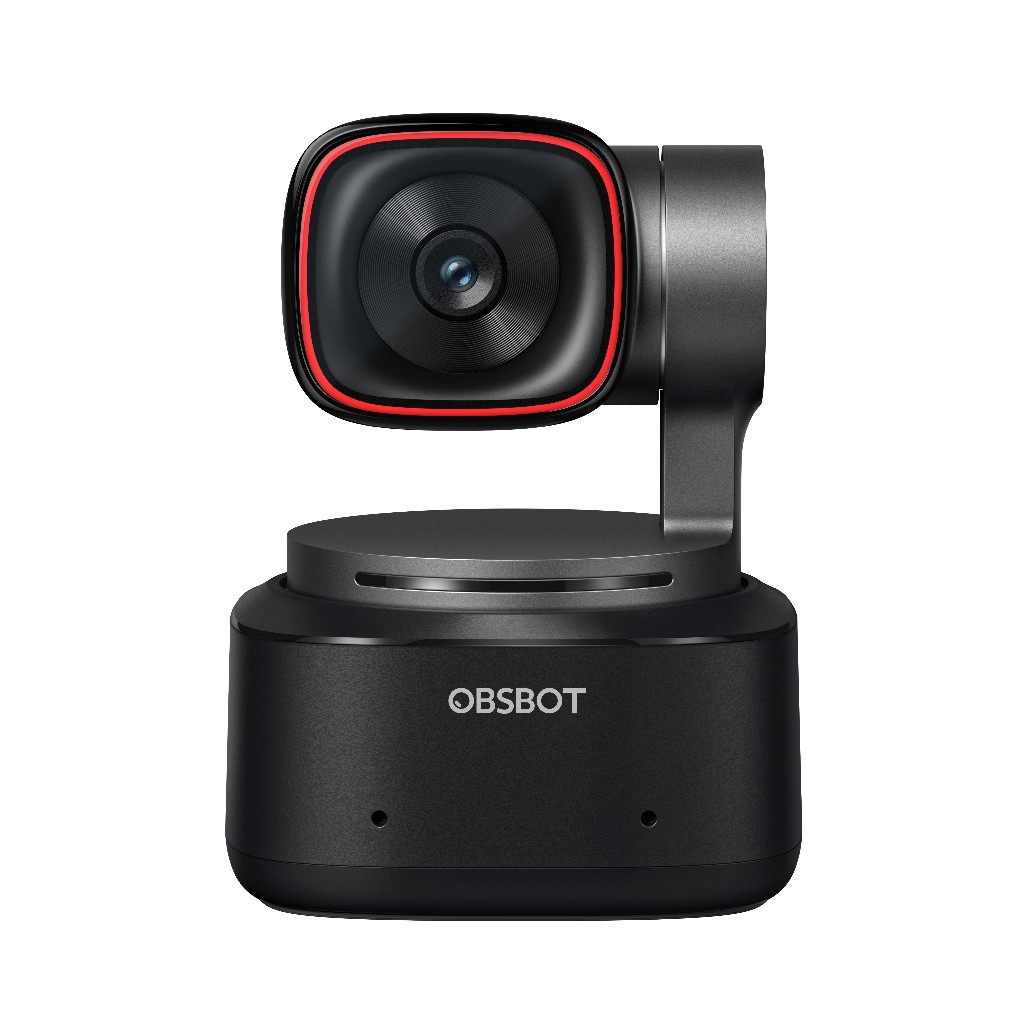 OBSBOT Tiny 2 4K Webcam Com Controle de Voz PTZ Rastreamento AI Multimodo e Foco Automático 60 FPS HDR Para PC/Streaming