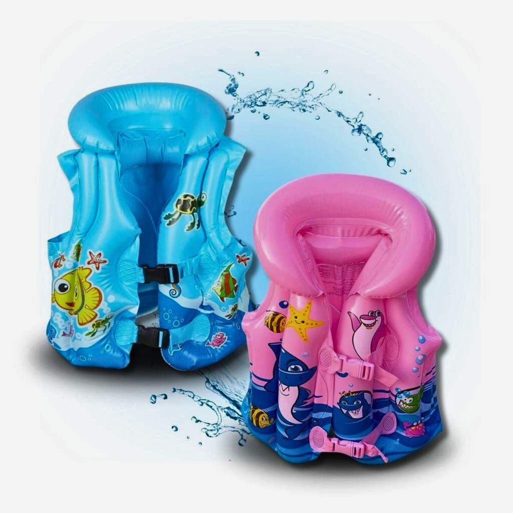 Boia Infantil Colete 3 Tamanhos Inflável Brinquedo Piscina Praia Lago