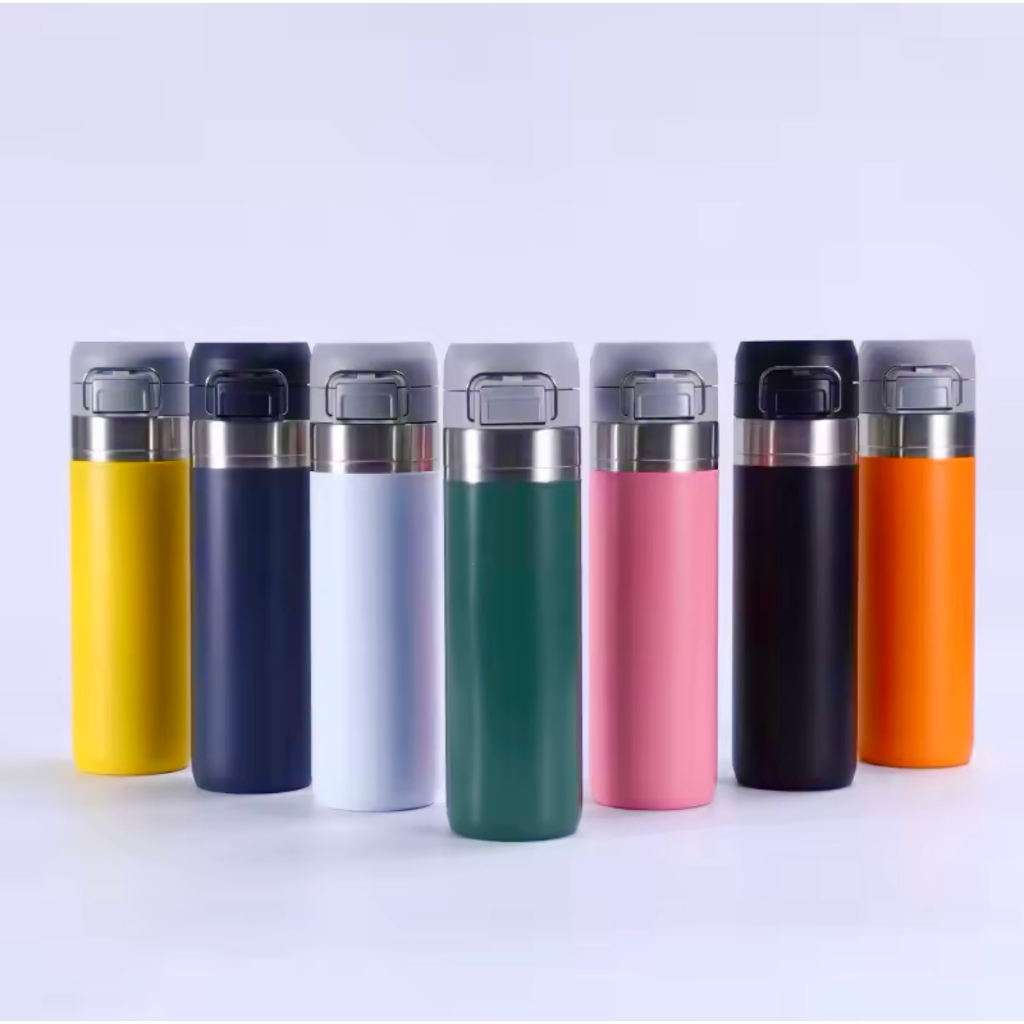 Garrafa Térmica Quick 800ml Com Alça Personalizada e Trava Anti Vazamento  - Nome.