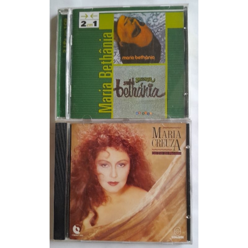 LOTE 6 CDS CANTORAS MPB - MARIA BETHANIA , ZELIA DUNCAN, ELIS REGINA, MARIA CREUZA, MARIA RITA E NANA CAYMMI.
