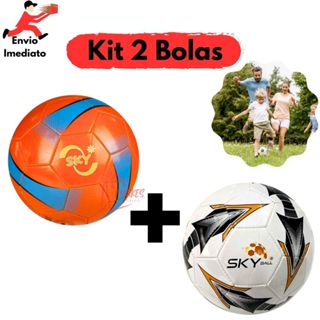 Kit 2 Bolas De Campo Sky Numero 5 PVC Jogo Futebol Esporte Diversão em Oferta na Shopee
