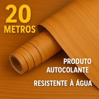 Papel de Parede 20m 15, 10, 5 Metros Adesivo Madeira Magnon Impermeável Antimofo Fácil de Aplicar em Oferta na Shopee