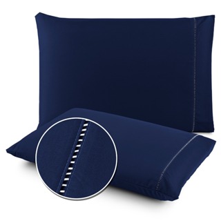 Kit com 02 Fronhas de Ponto Palito 400 Fios - MOCHI & OLIVEIRA em Oferta na Shopee