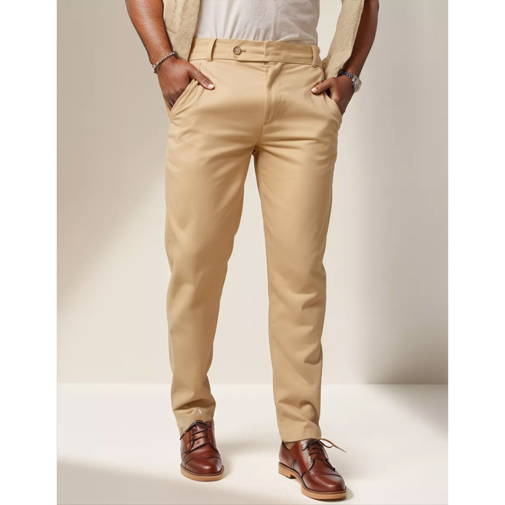 Calça Masculina Alfaiataria Corte Reto Social