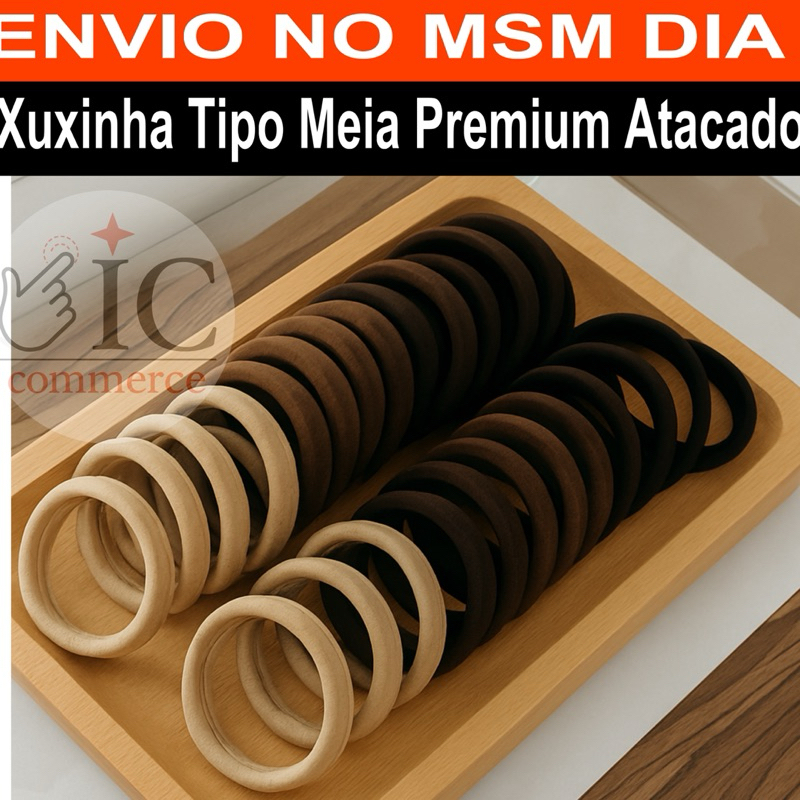 Xuxinhas de Meia Premium – Super Elásticas até 21cm Somos Fabricante