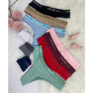 Kit Calcinhas Fio Dental De Algodão Cós Alto em Oferta na Shopee