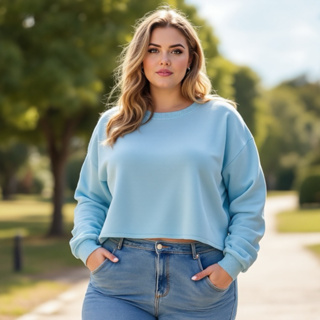 Blusa de Moletom Casaco Feminino  básico do PP ao Plus Size Moletinho Premium em Oferta na Shopee