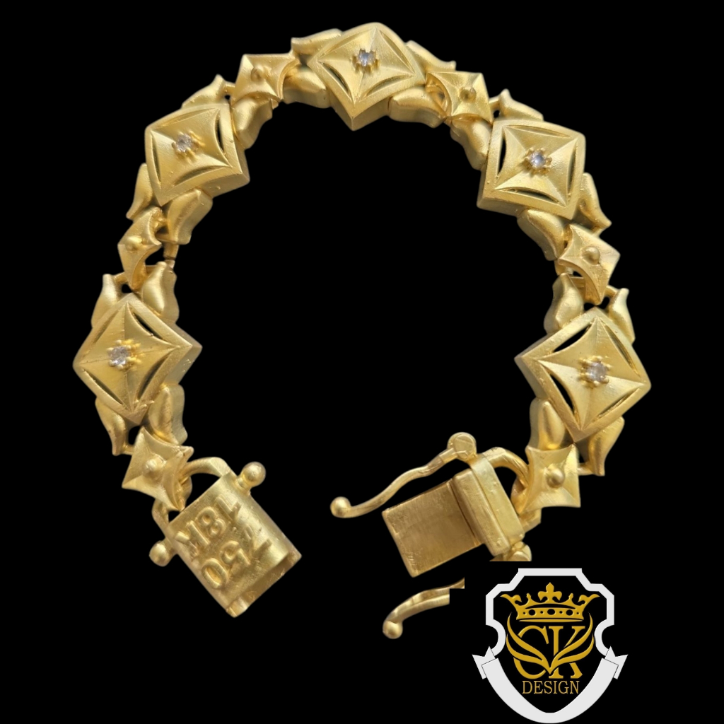 pulseira cordão khalifa 100% moeda antiga cravejado 20mm largura 20cm comprimento não mareia maciça