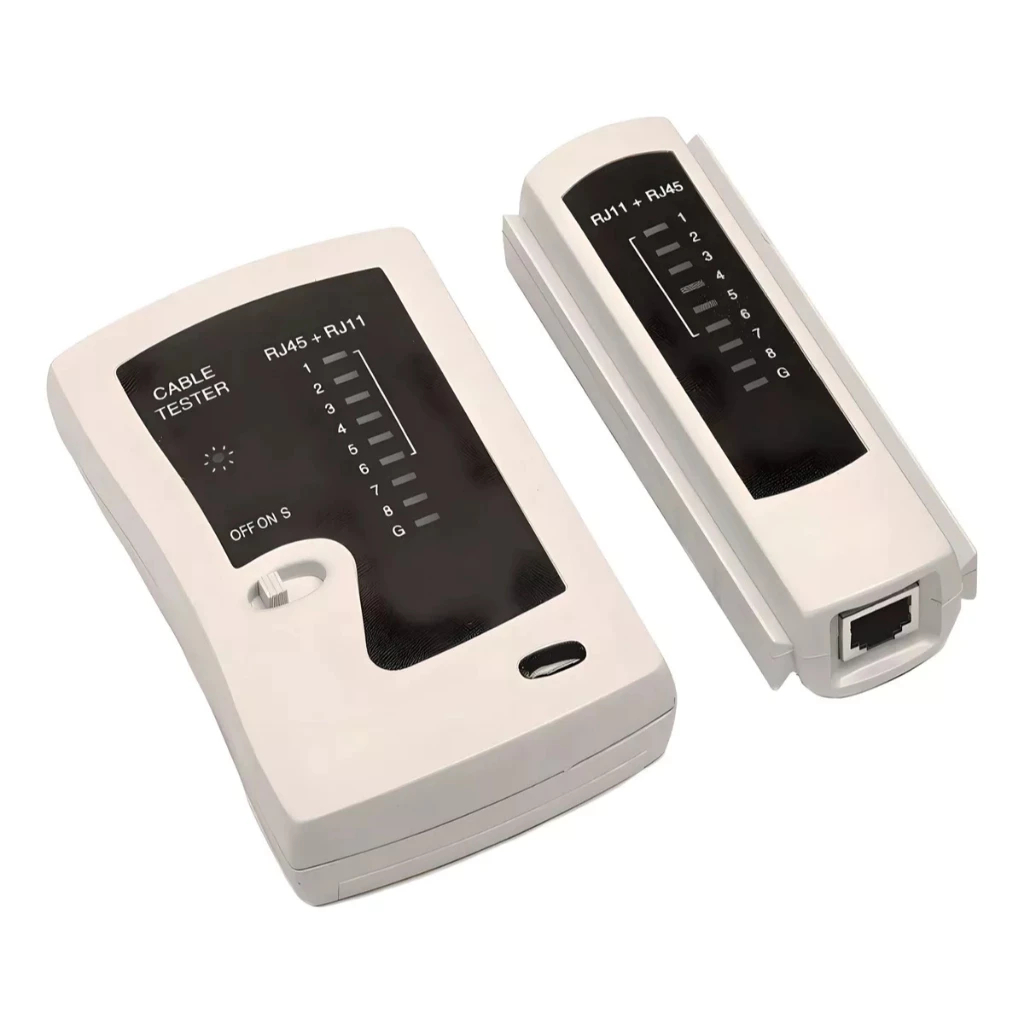 Testador  Teste De Cabo De Rede Rj45 Cat5 Cat6 Rj11 Lan Telefonia Promoção