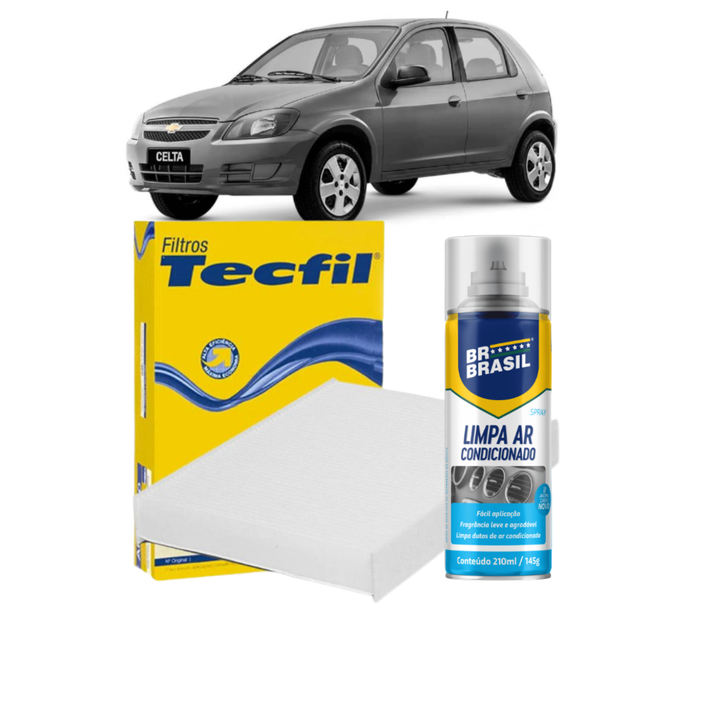 Filtro Cabine Ar Condicionado + Limpa ar Granada Celta em Oferta na Shopee