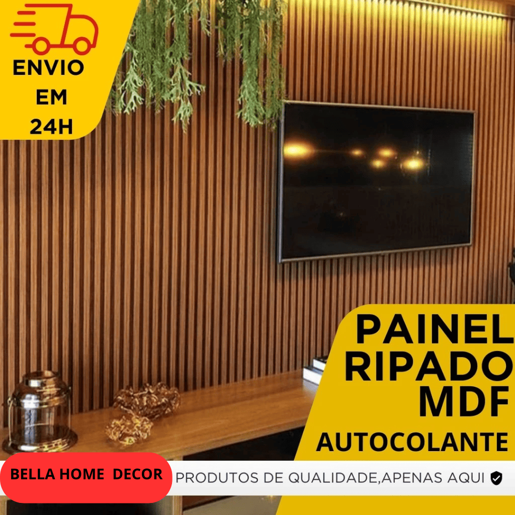 🔥 _DÊ VIDA ÀS SUAS PAREDES COM ESTILO! 🖼️✨_  
_Kit com até 100 Placas Ripadas Autocolantes - 45x11cm_  
✅ Facilita a decoração da sua sala com praticidade  
✅ Design moderno que transforma qualquer ambiente  
✅ Laminado, resistente e fácil de aplicar  

📊