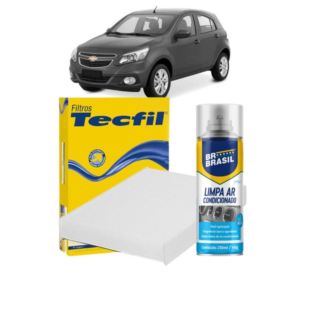 Filtro Cabine Ar Condicionado + Limpa ar Granada Agile 1.4 em Oferta na Shopee