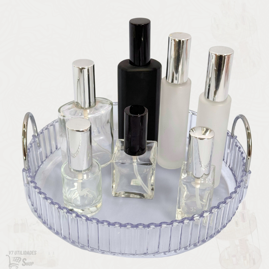 Organizador de Cosmético Multiuso Acrílico para Perfumes e Maquiagem