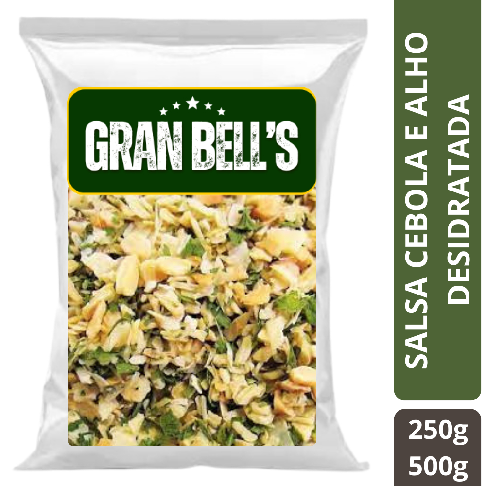 Tempero Salsa, Cebola e Alho para Temperar GRAN BELL'S 1kg - Culinária Sabores do Brasil
