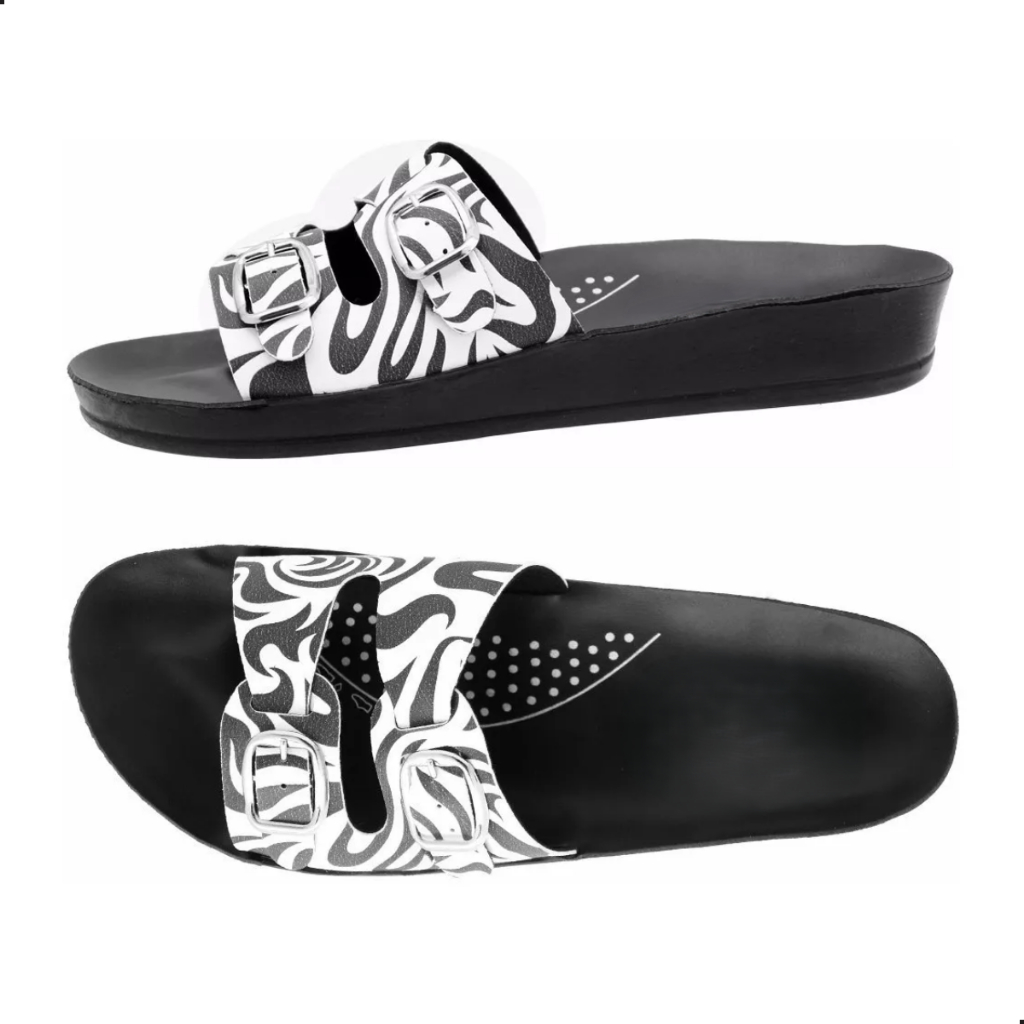 Sandália Feminina Ortopédica Anatômica Webe Flex Confortável Calçado Feminino Fascite Plantar
