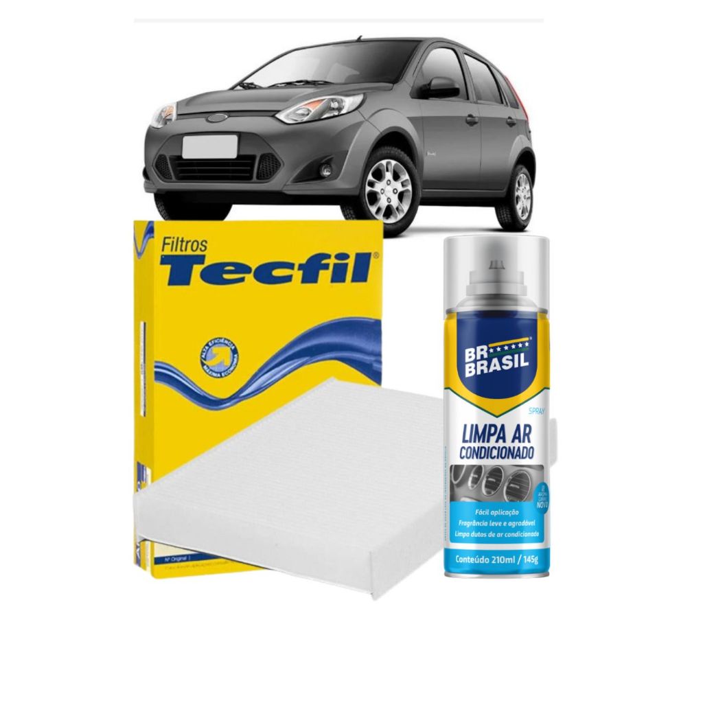 Filtro Cabine Ar Condicionado + Limpa ar Spray Fiesta em Oferta na Shopee