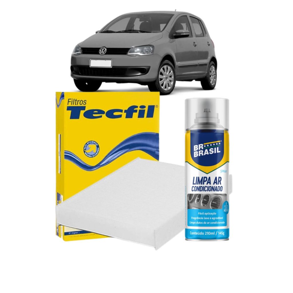 Filtro Cabine Ar Condicionado + Limpa ar Spray VOLKSWAGEN Fox 1.0 1.6 em Oferta na Shopee